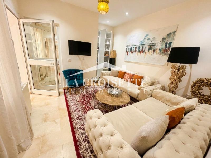  Villa meublée S+3 avec jardin et terrasse à La Marsa 